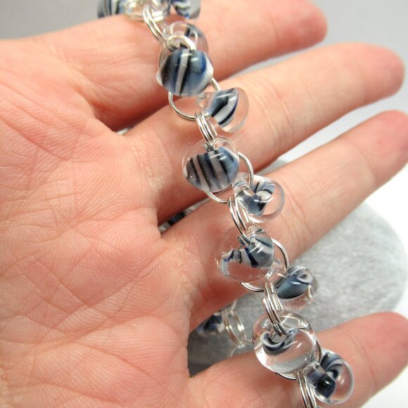 Boro glass drop bracelet - Picture 8 of 8